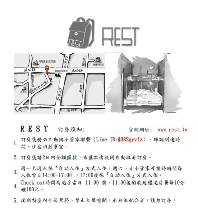 Planimetria di REST backpacker