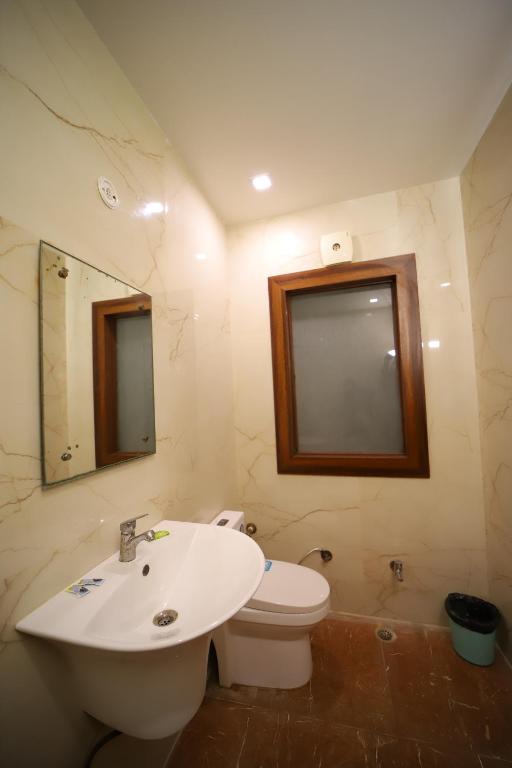 Koupelna v ubytování Hotel Royal Phoenix