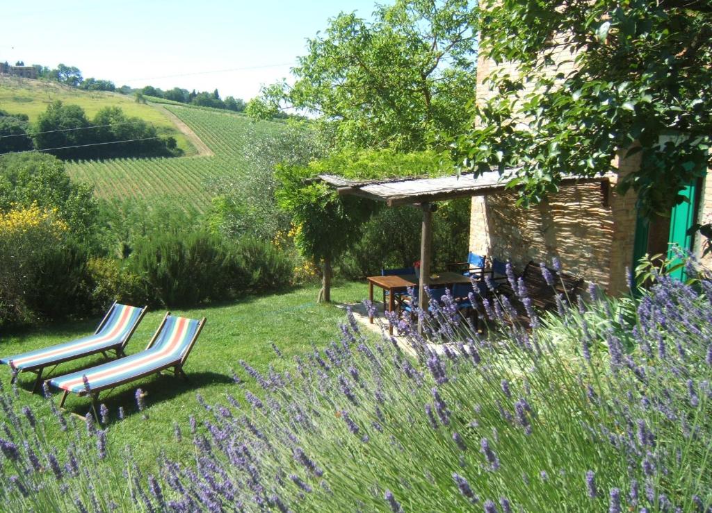 A garden outside Agriturismo & Winery Il Bacio