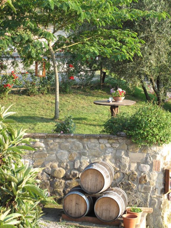 A garden outside Agriturismo & Winery Il Bacio