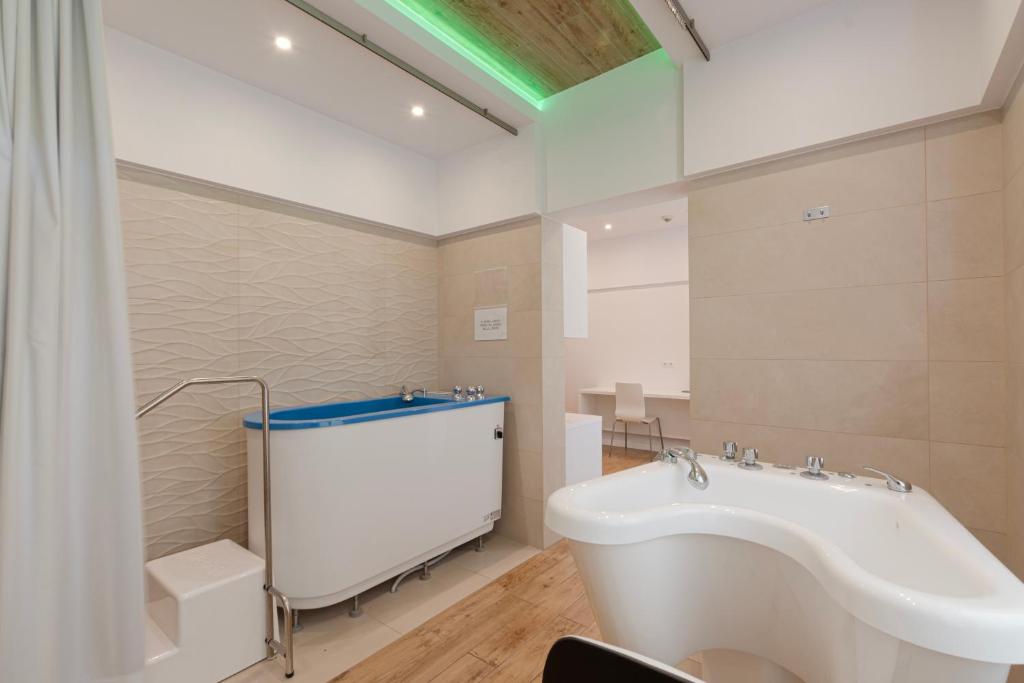 Koupelna v ubytování Hotel Ustka