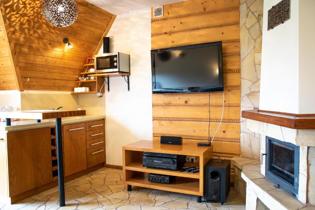 Kuchyňa alebo kuchynka v ubytovaní Apartamenty Domino - Kościelisko