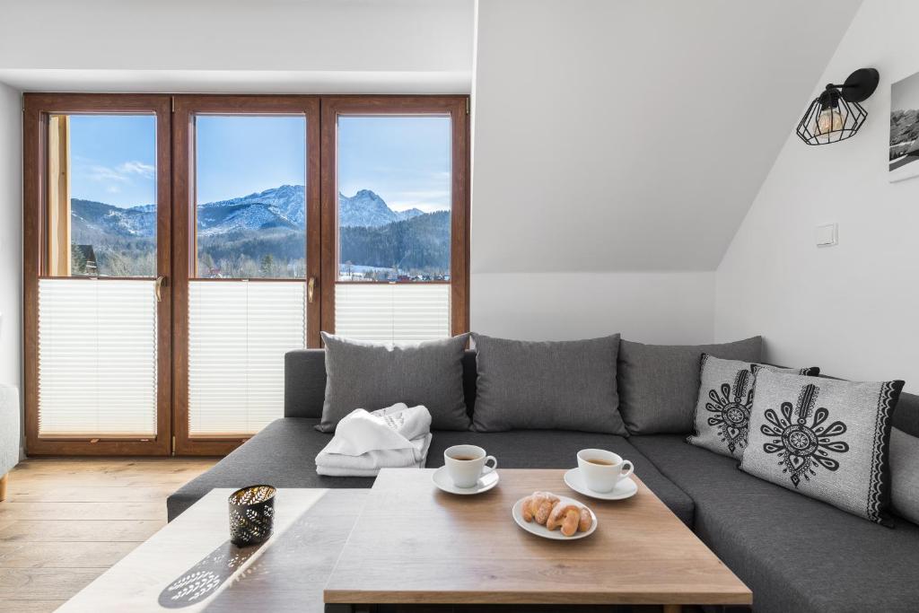 Výhľad na hory alebo výhľad na hory priamo z apartmánu