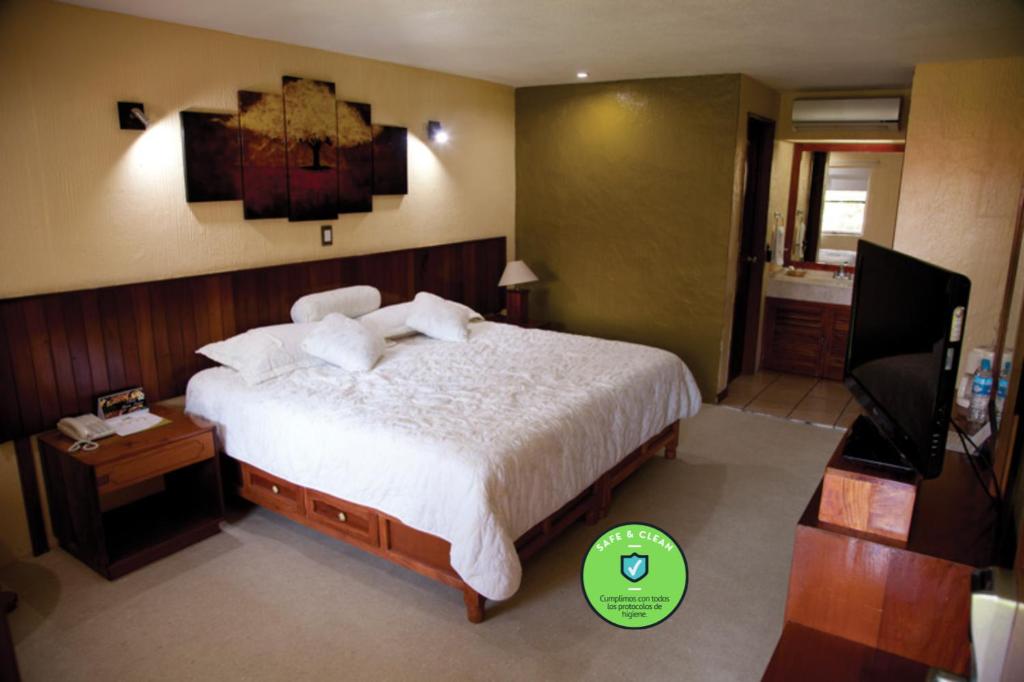 Posteľ alebo postele v izbe v ubytovaní Los Andes Coatzacoalcos