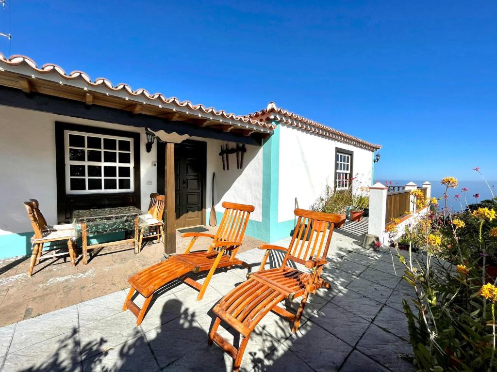 Casa rural con vistas al mar, WiFi y terraza en La Palma ...