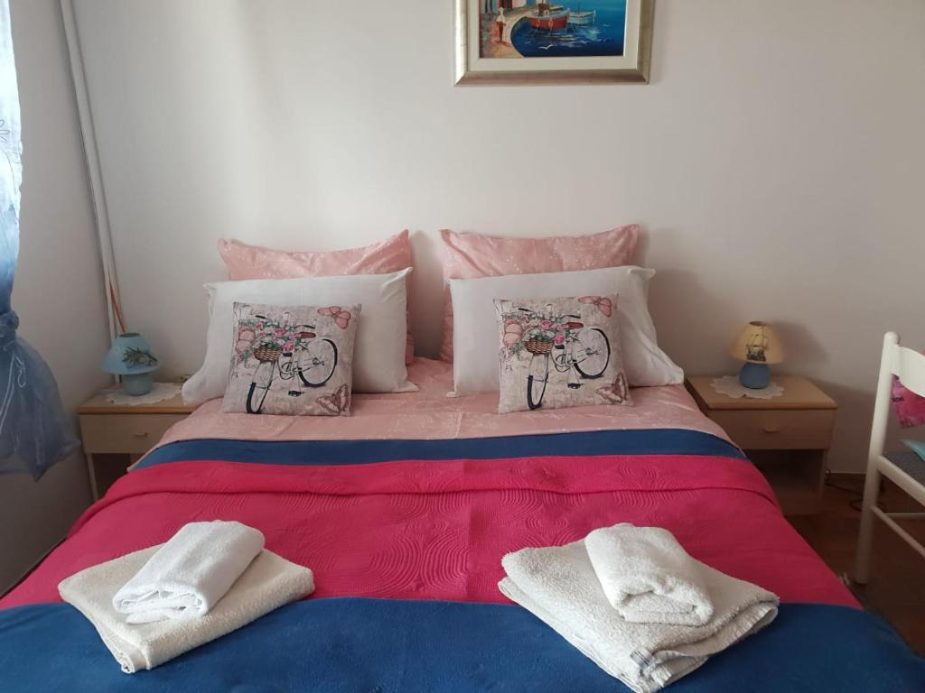 Postel nebo postele na pokoji v ubytování Villa Mateja