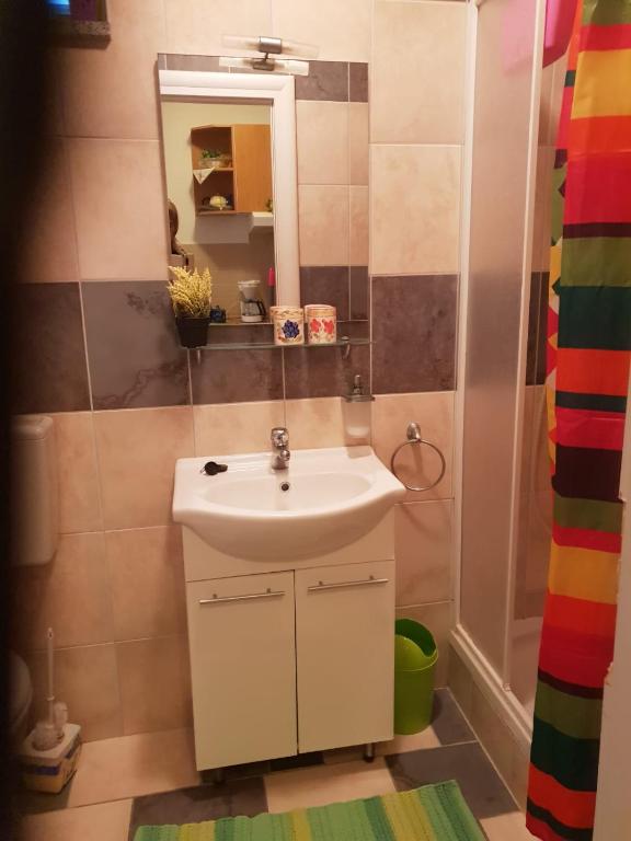 Koupelna v ubytování Villa Mateja