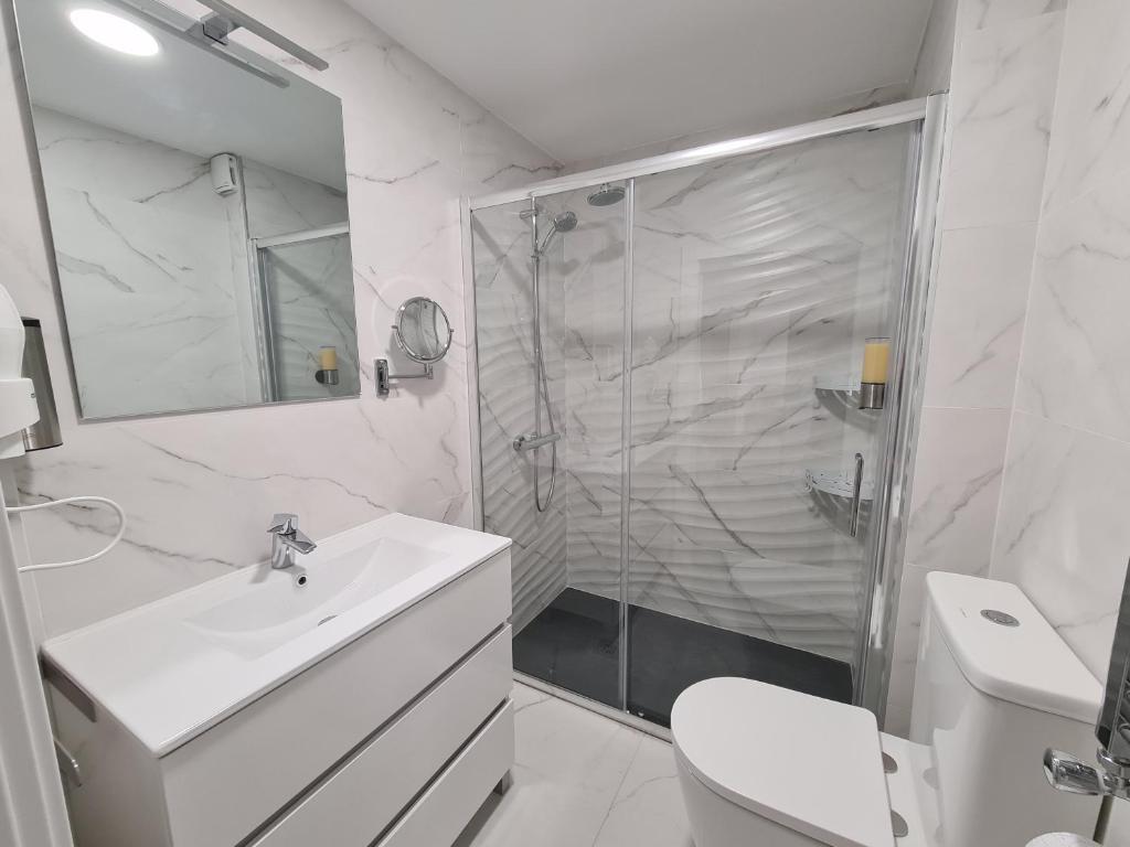 Koupelna v ubytování 104A Apartamento para 8 personas