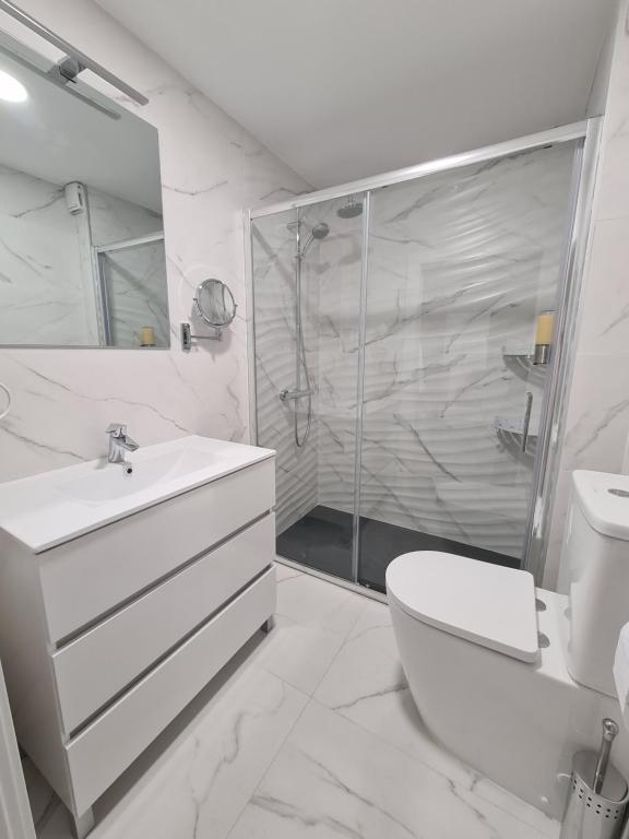 Koupelna v ubytování 104A Apartamento para 8 personas
