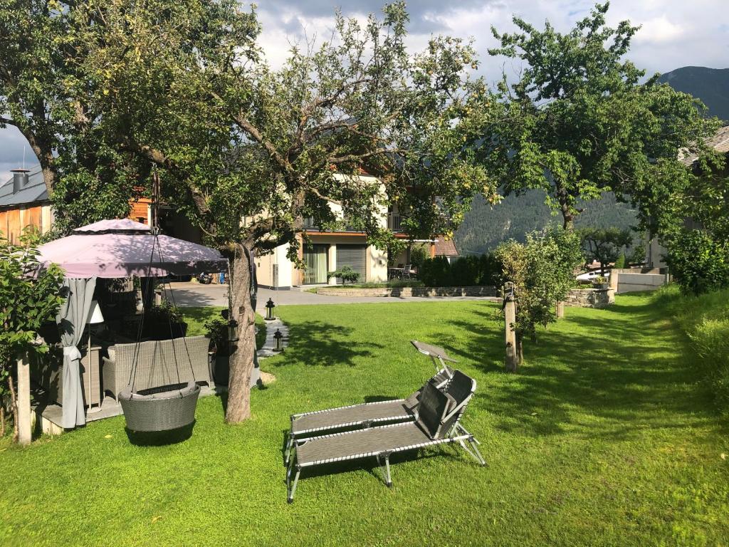 Zahrada ubytování Apart Gaberhof