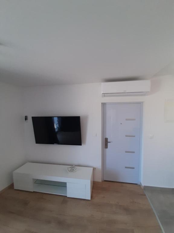TV a/nebo společenská místnost v ubytování Penthaus Apartment N&M