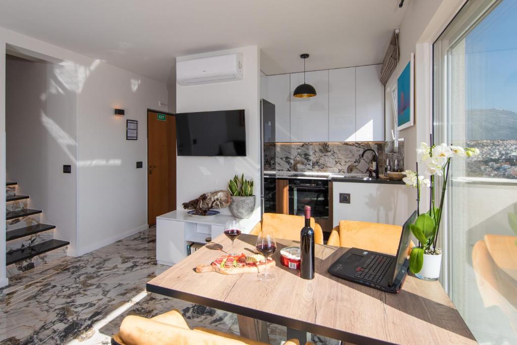 Posezení v ubytování Luxury Apartment Edi