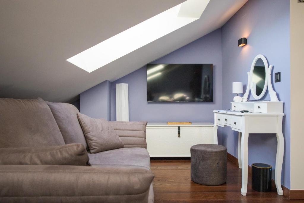 Posezení v ubytování Luxury Apartment Edi
