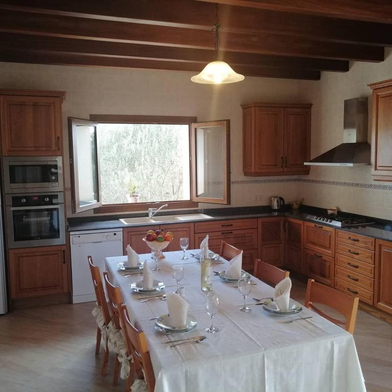 Kuchyň nebo kuchyňský kout v ubytování Villa Rito Nou