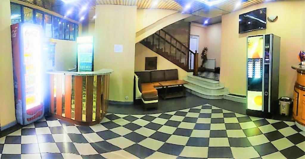 TV a/nebo společenská místnost v ubytování DDD Hotel