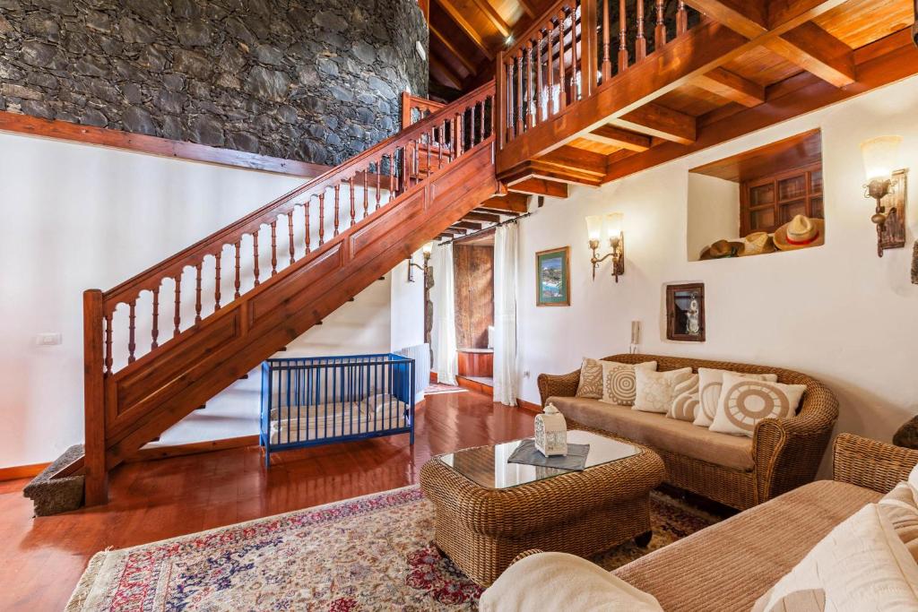 Posezení v ubytování Finca Los Viñedos Casa Rural