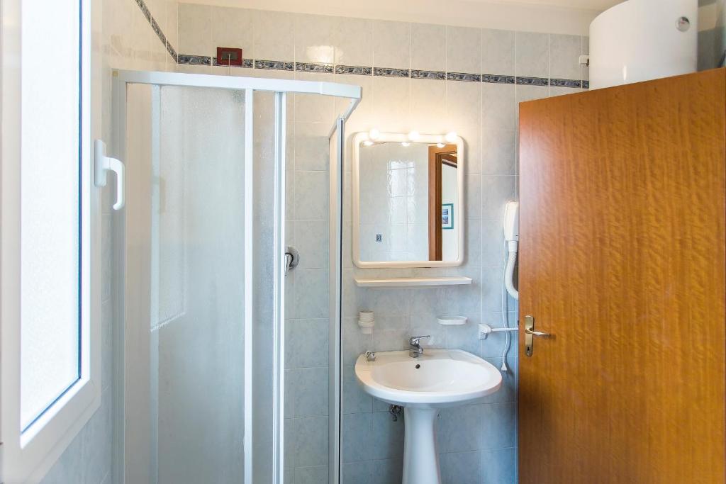 A bathroom at Villaggio Calycanthus