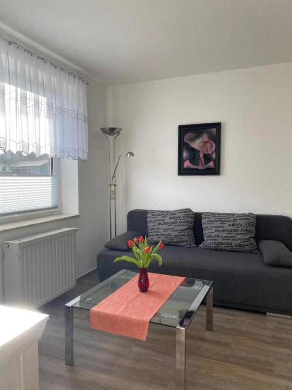 Posezení v ubytování Hotel Am Schlosspark