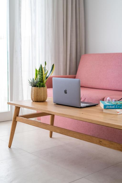 Posezení v ubytování Nazaret Apartments
