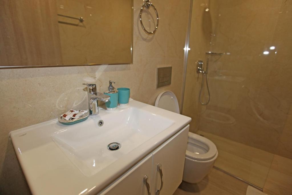 Koupelna v ubytování Star Hotel Saranda