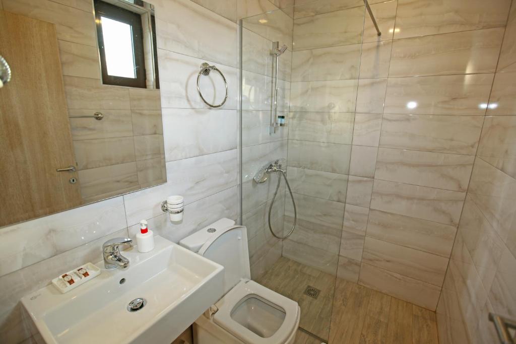 Koupelna v ubytování Star Hotel Saranda