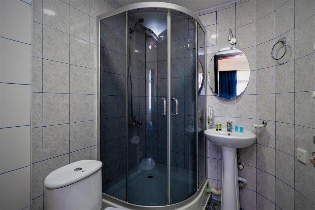 Koupelna v ubytování B&B Old Tbilisi