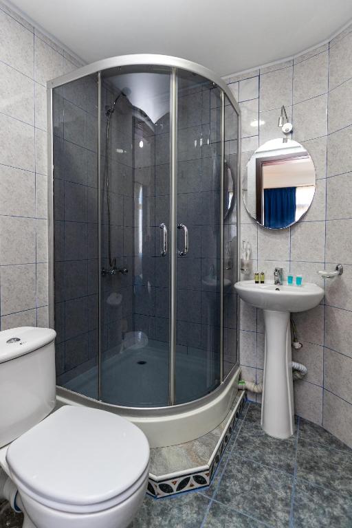Koupelna v ubytování B&B Old Tbilisi