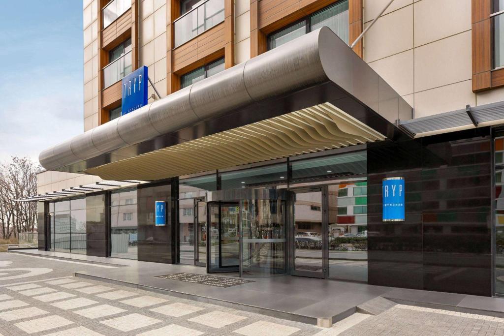 a building with a entrance to a building at Tryp by Wyndham Istanbul Topkapi in Istanbul