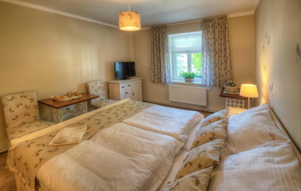 Łóżko lub łóżka w pokoju w obiekcie Hotel Panský dům
