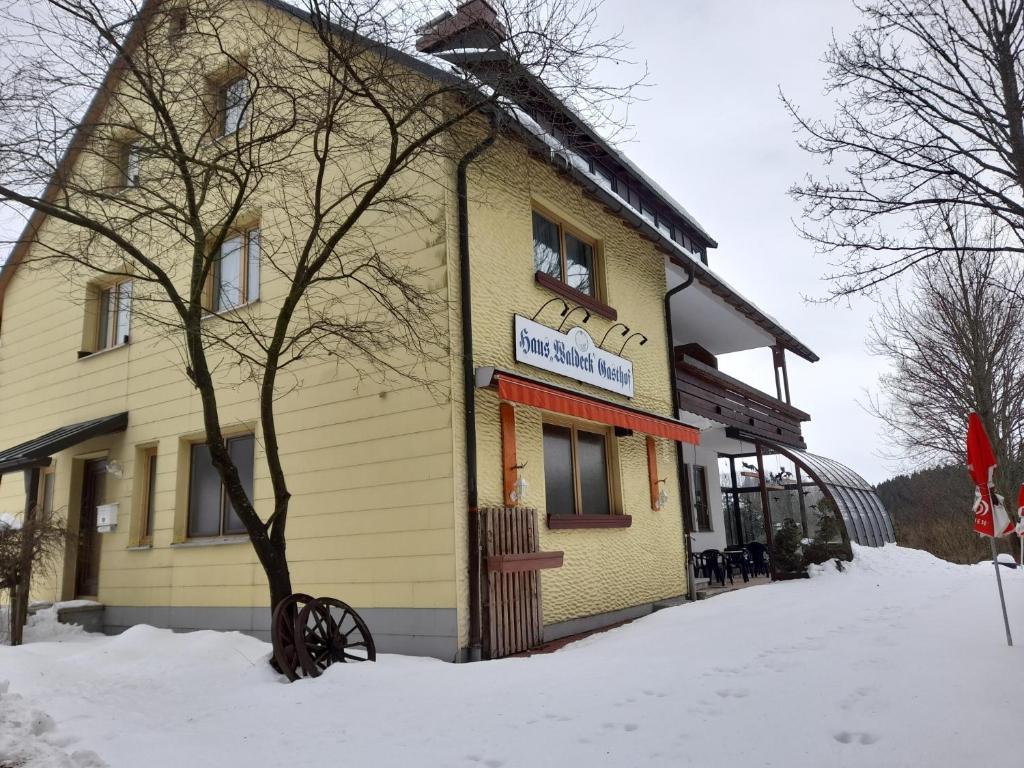 Pension Waldeck Fleckl v zimě