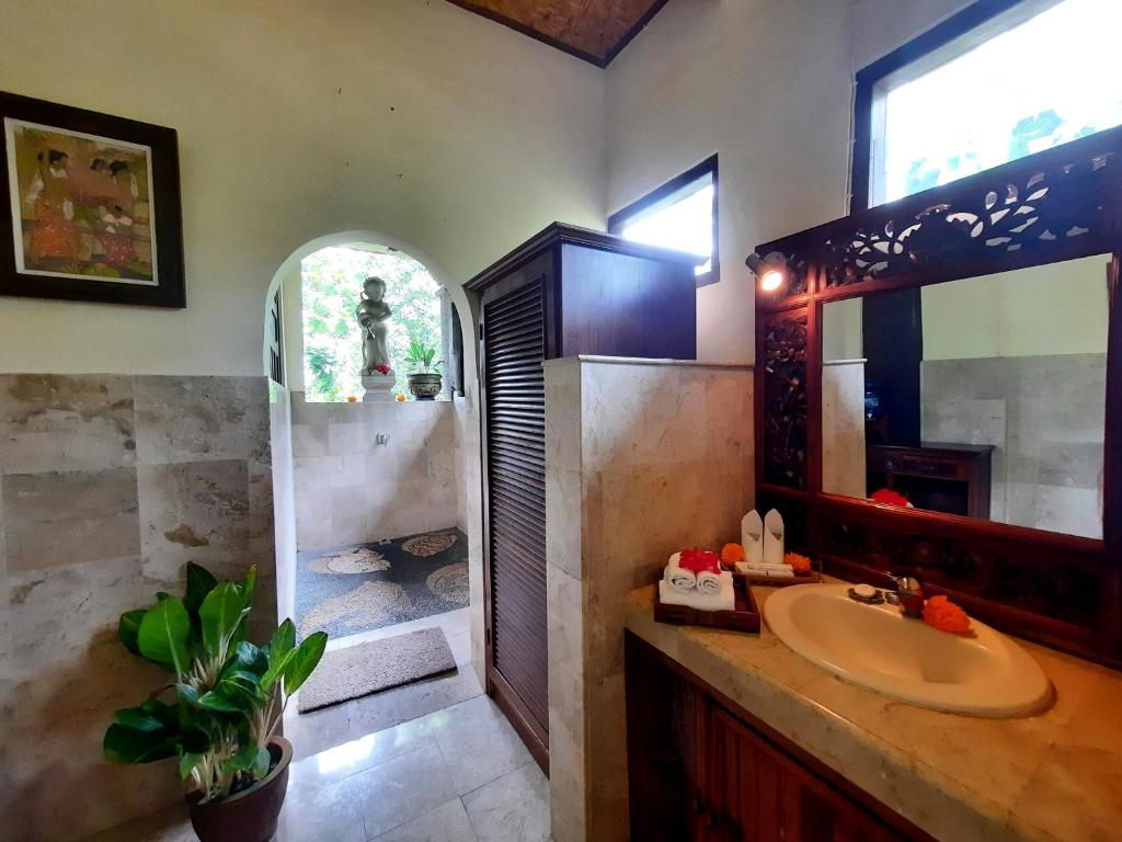Koupelna v ubytování Alam Jiwa Ubud