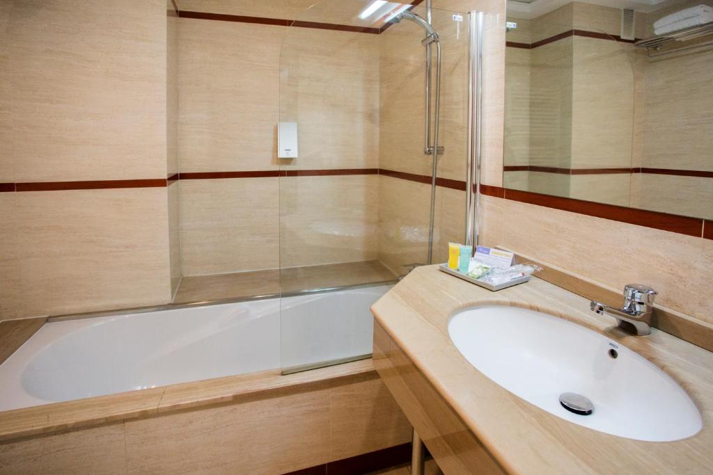 Kúpeľňa v ubytovaní Gran Hotel de Ferrol