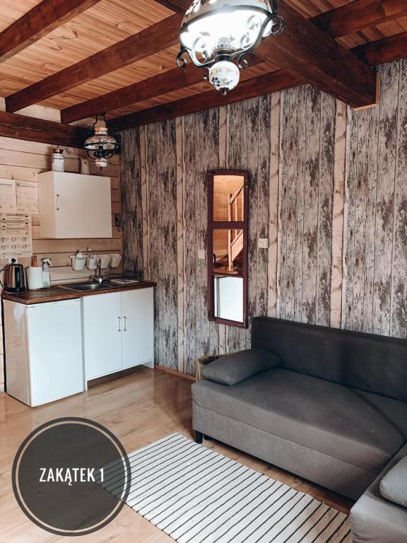 Kuchyň nebo kuchyňský kout v ubytování Chata Starych Znajomych
