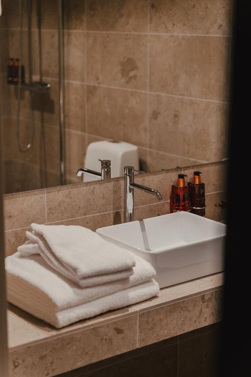 Ванная комната в Hotell Viktors