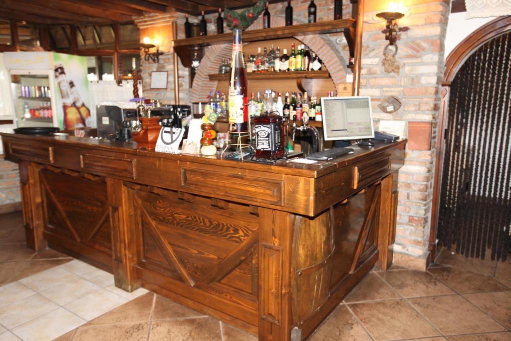 Lounge nebo bar v ubytování Hotel Iliada