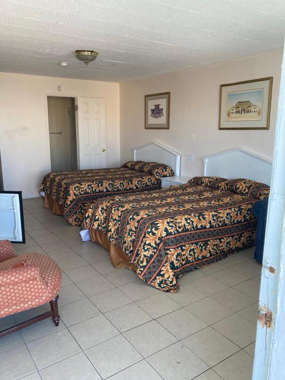 Postel nebo postele na pokoji v ubytování Surfside Motel - Seaside Heights