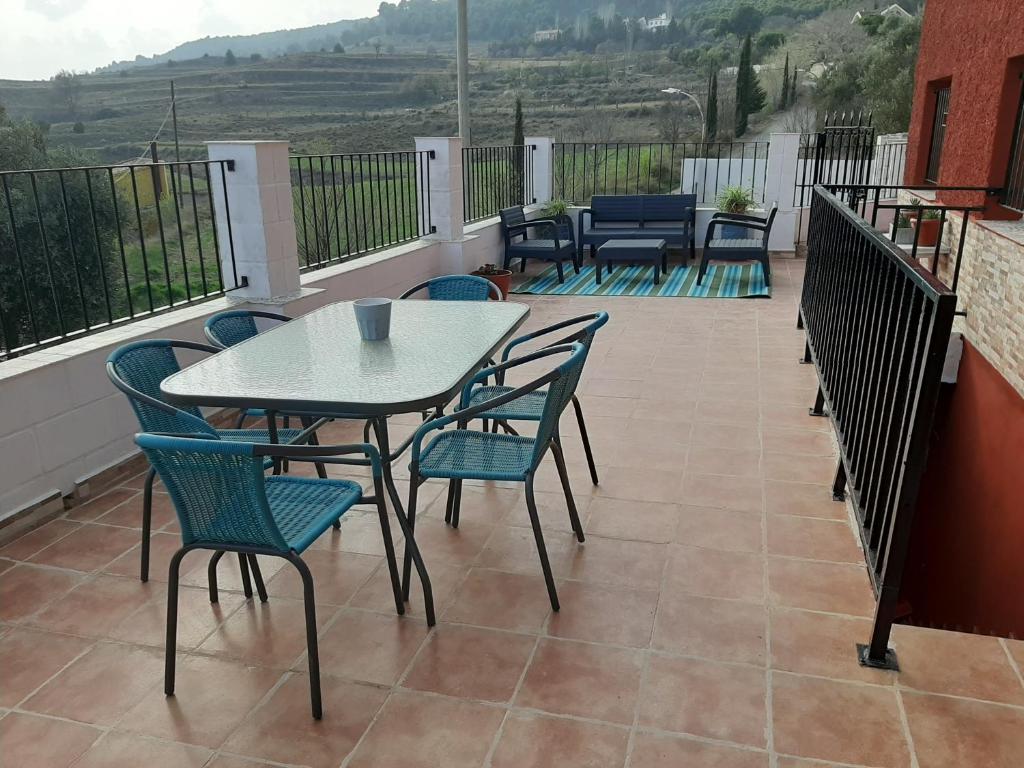 Balkón nebo terasa v ubytování Casa rural "Garnacha de Borja" guest home
