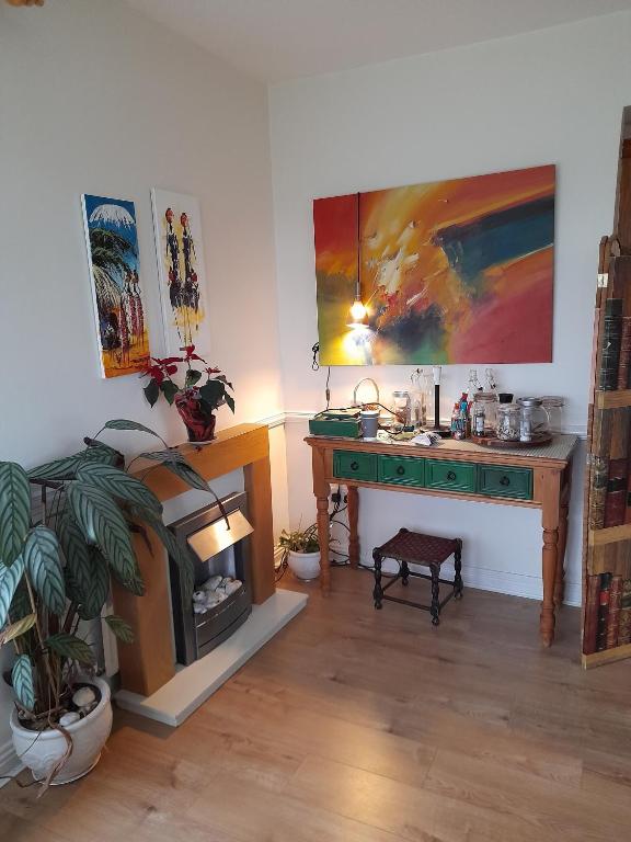 Příslušenství pro přípravu čaje a kávy v ubytování Annaswood B&B
