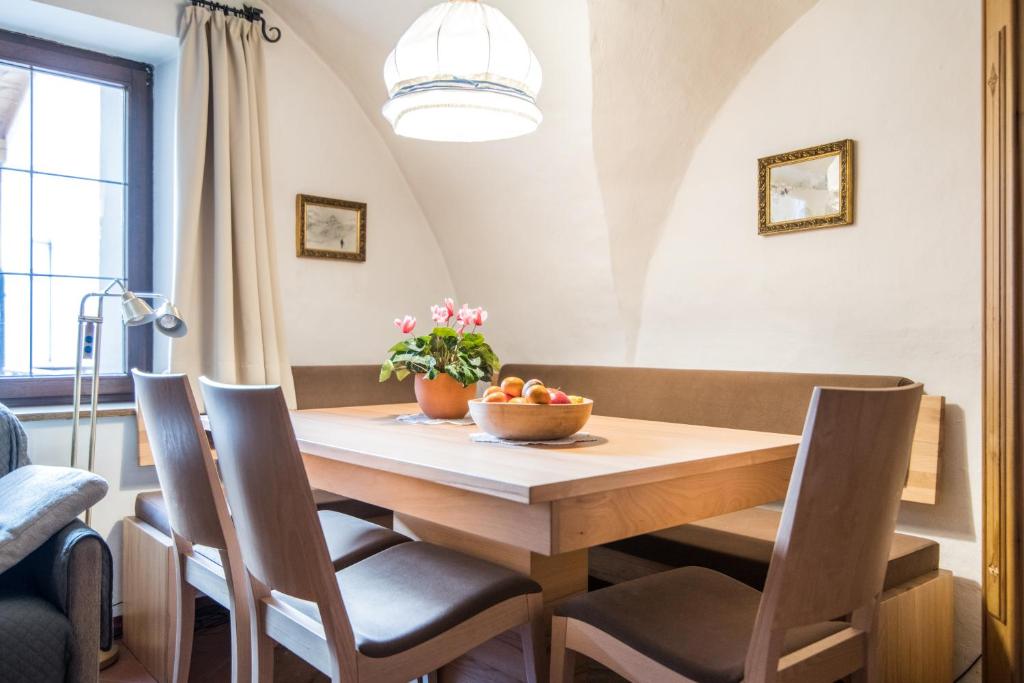 Posezení v ubytování Apartments Heidenberger Fienili