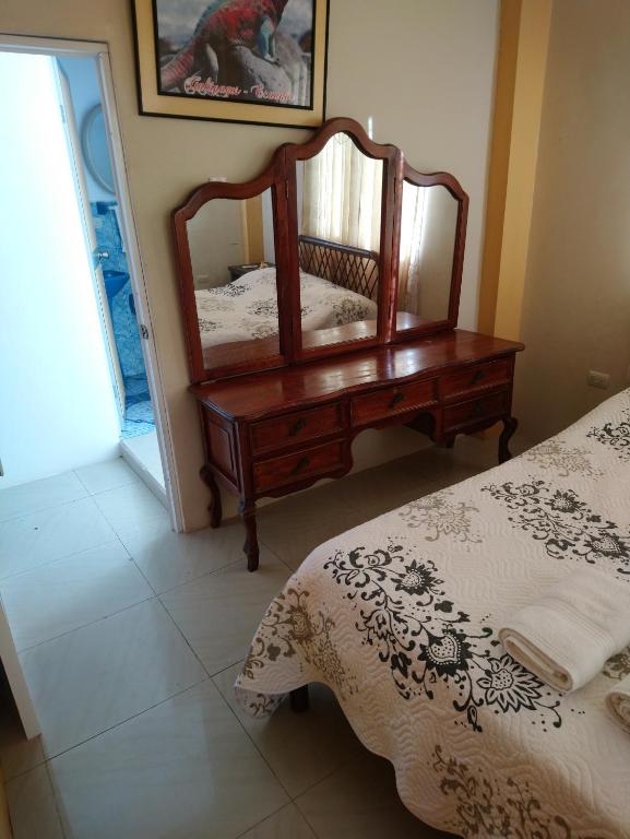 Postel nebo postele na pokoji v ubytování Hostal Terito