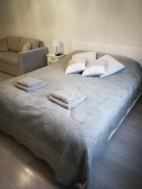 Postel nebo postele na pokoji v ubytování Mia Kiviõli Apartment