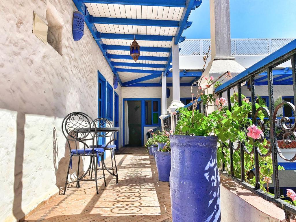 Balkón nebo terasa v ubytování Riad Al Madina