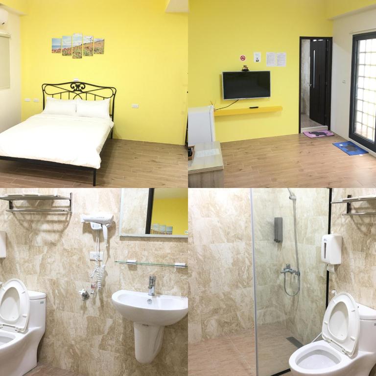 Koupelna v ubytování Aegean Sea Homestay