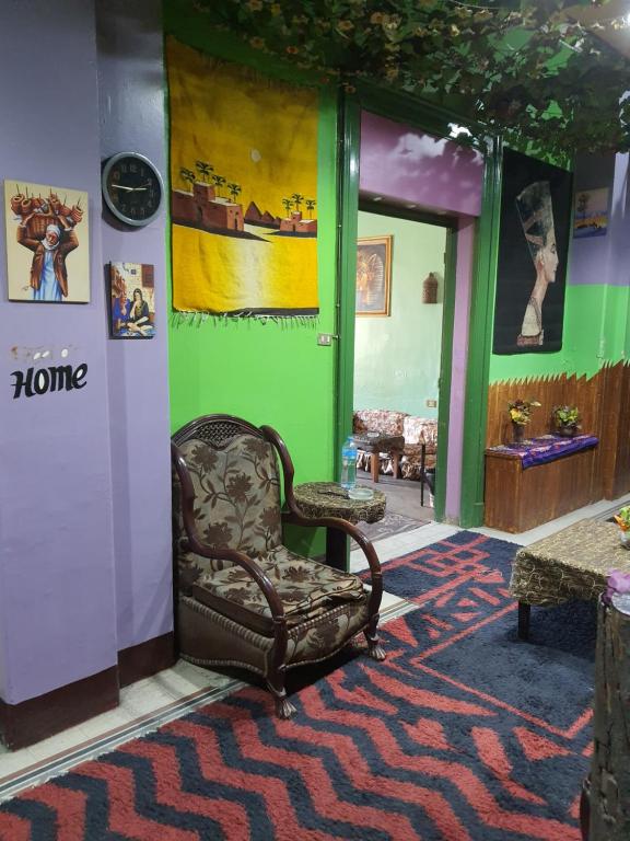 Posezení v ubytování African House Hostel