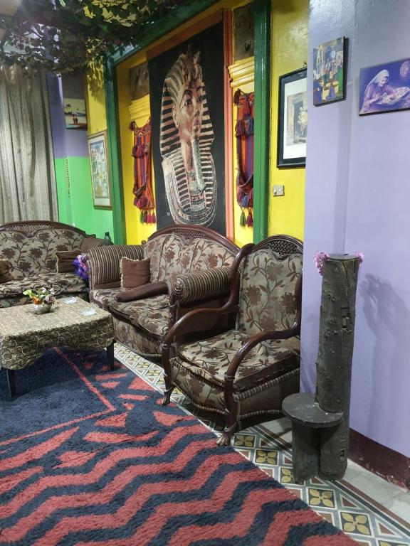 Posezení v ubytování African House Hostel