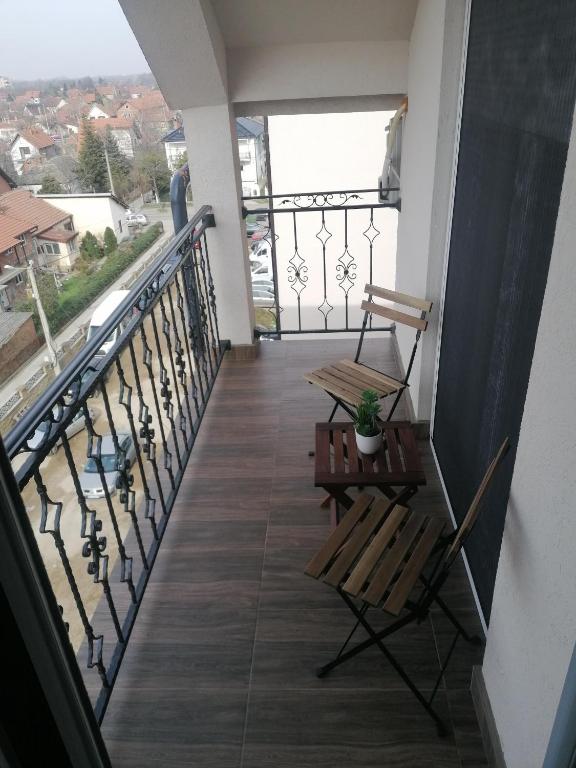 Balkón nebo terasa v ubytování Nenadovic Apartman