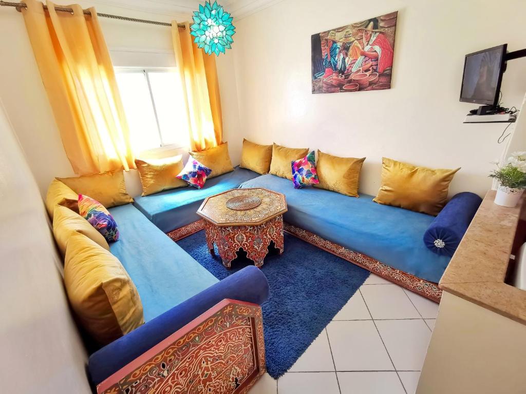 Posezení v ubytování Reta-Inn Martil Beach