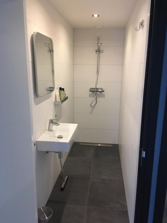 Koupelna v ubytování B&B De Kamer