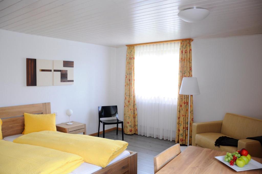 TV a/nebo společenská místnost v ubytování Hotel Tenne