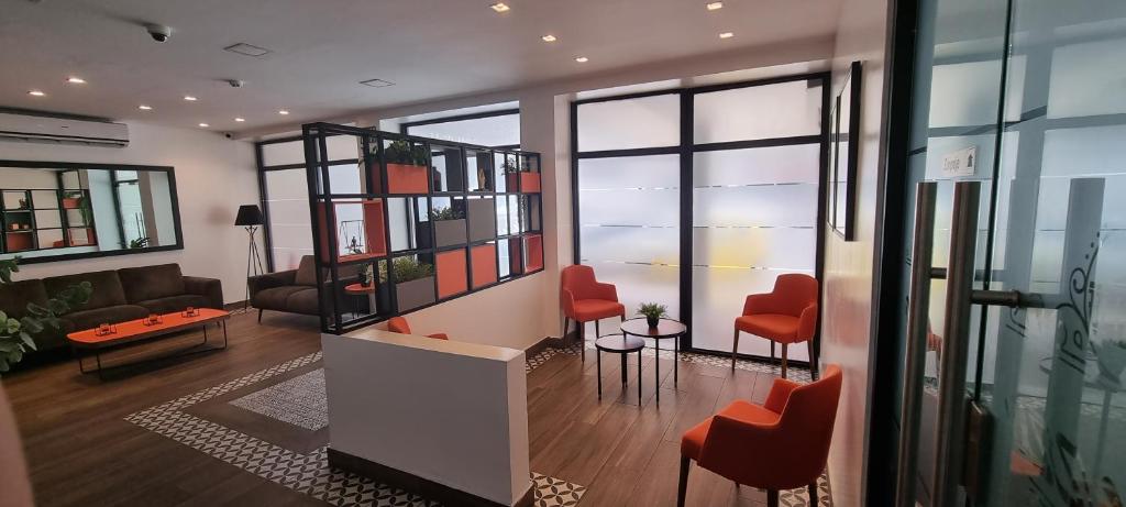 Posezení v ubytování Residencial & Hotel Palazzo